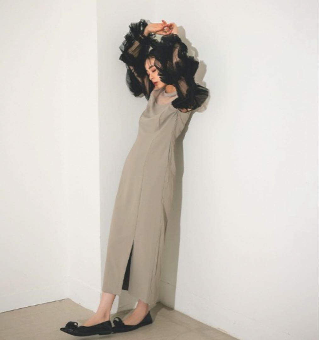 チュール ドレス パーティードレス 結婚式 同窓会 お呼ばれワンピース