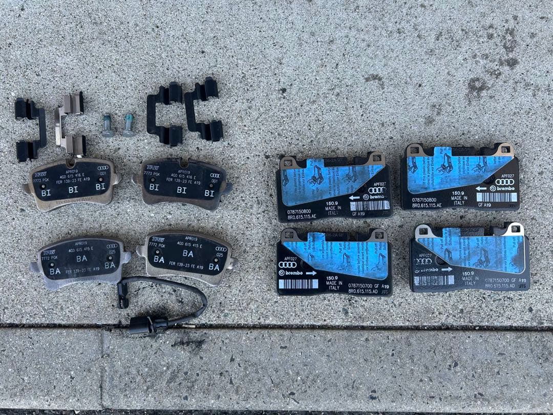 アウディ 純正 ブレーキパット 前後セット A6 A7 RS4等