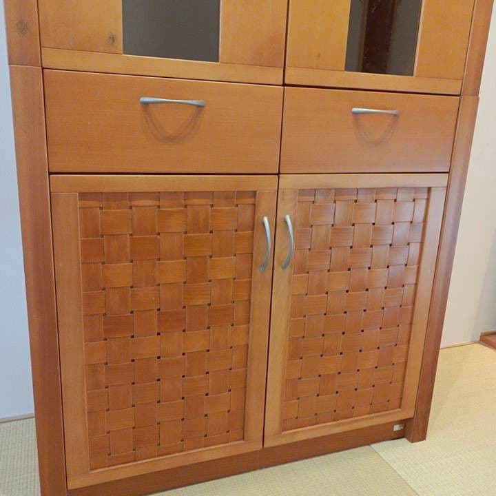 【ナチュラルオシャレ】食器棚　収納棚