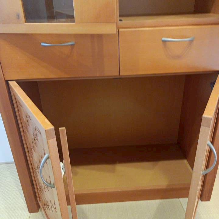 【ナチュラルオシャレ】食器棚　収納棚
