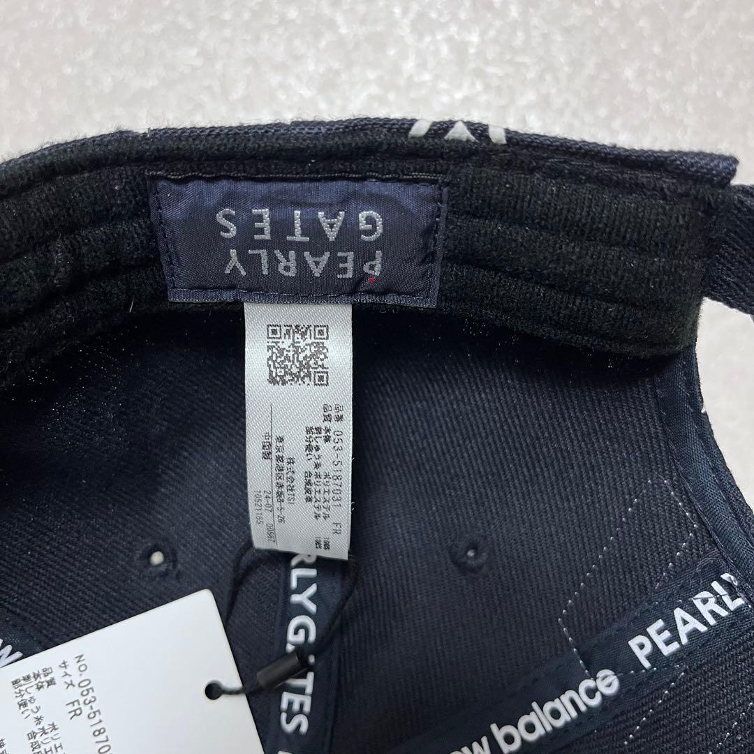 【新品】PEARLY GATES New Balance キャップ ネイビー