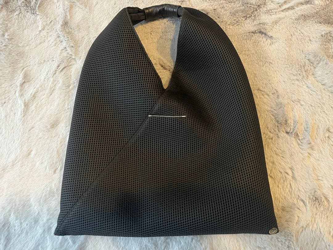 ブラックメッシュトートバッグ