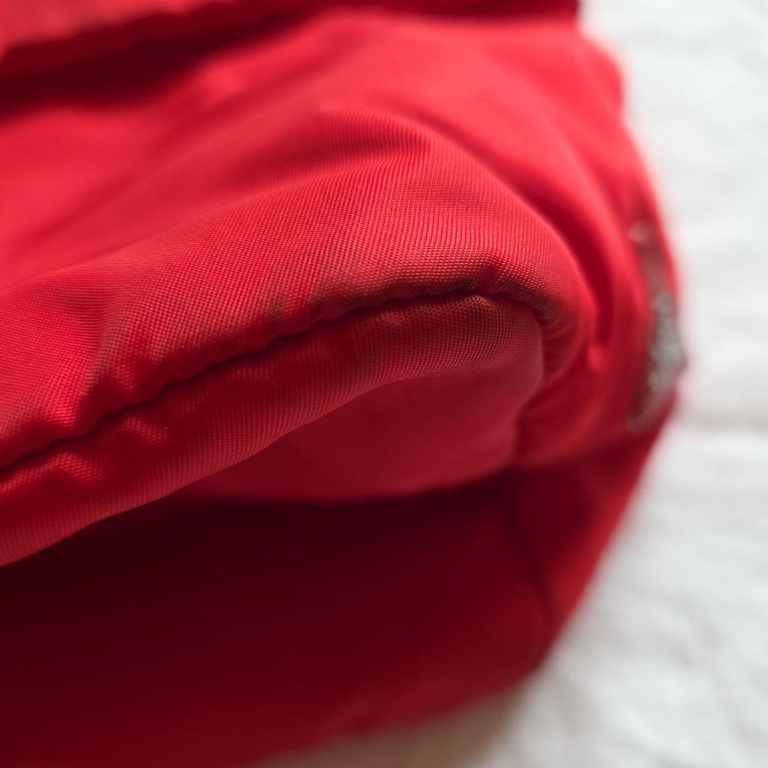 PRADA 赤 トート斜めがけ2wayバッグ