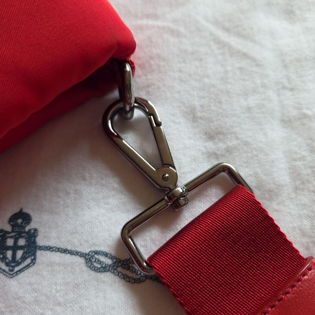 PRADA 赤 トート斜めがけ2wayバッグ