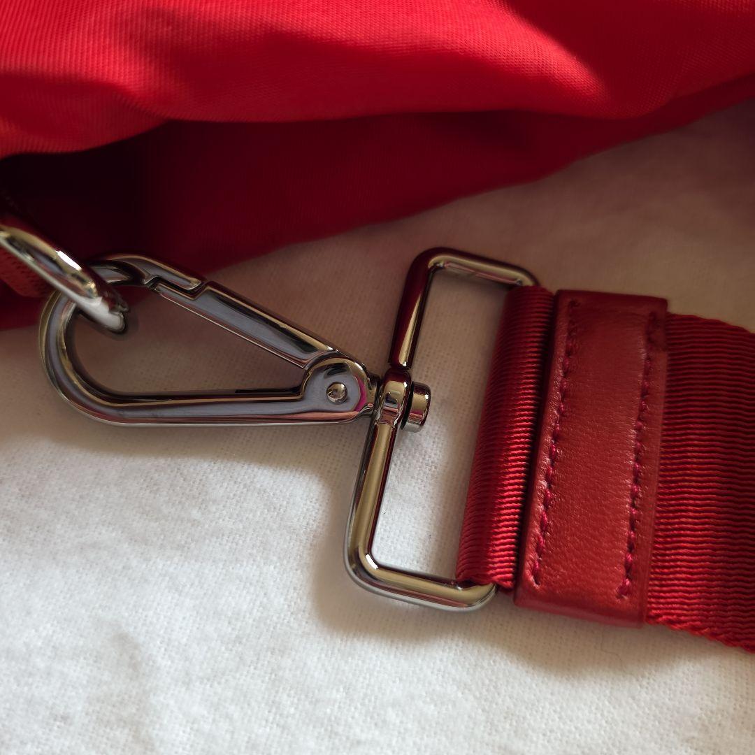 PRADA 赤 トート斜めがけ2wayバッグ