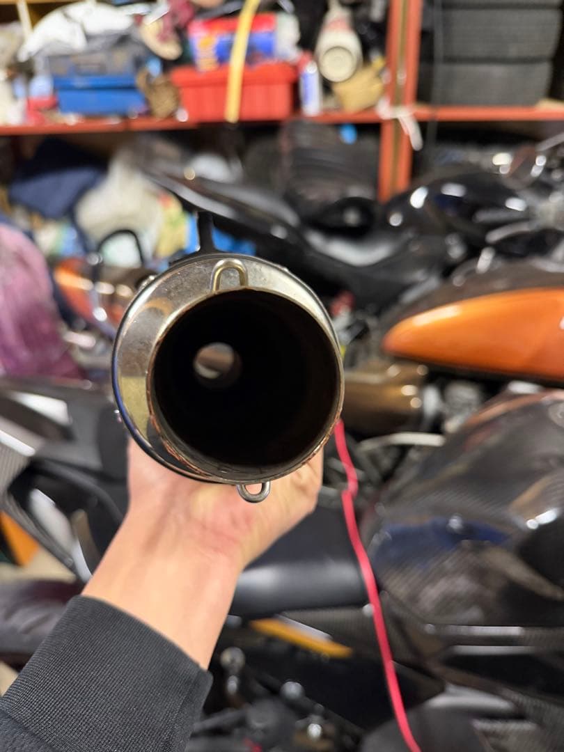 zx 25rマフラー、PRO SPEED カーボンファイバー マフラー