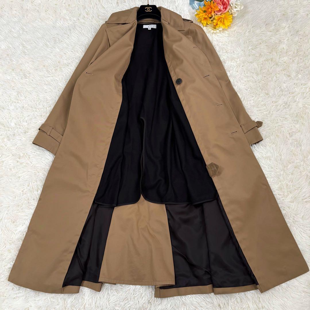 22年モデル　サイズ4 ハイク　トレンチコート　ロングコート　ベルト　ライナー付