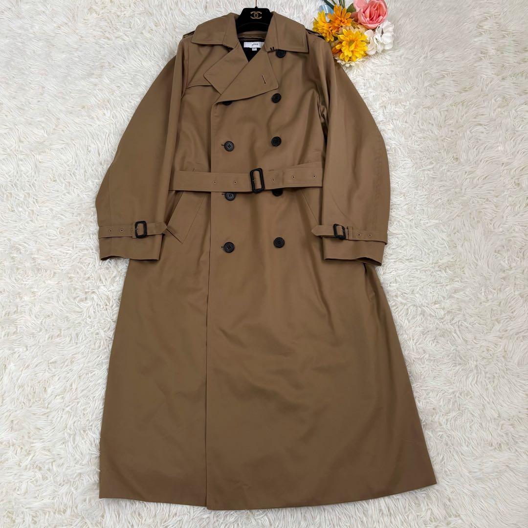 22年モデル　サイズ4 ハイク　トレンチコート　ロングコート　ベルト　ライナー付