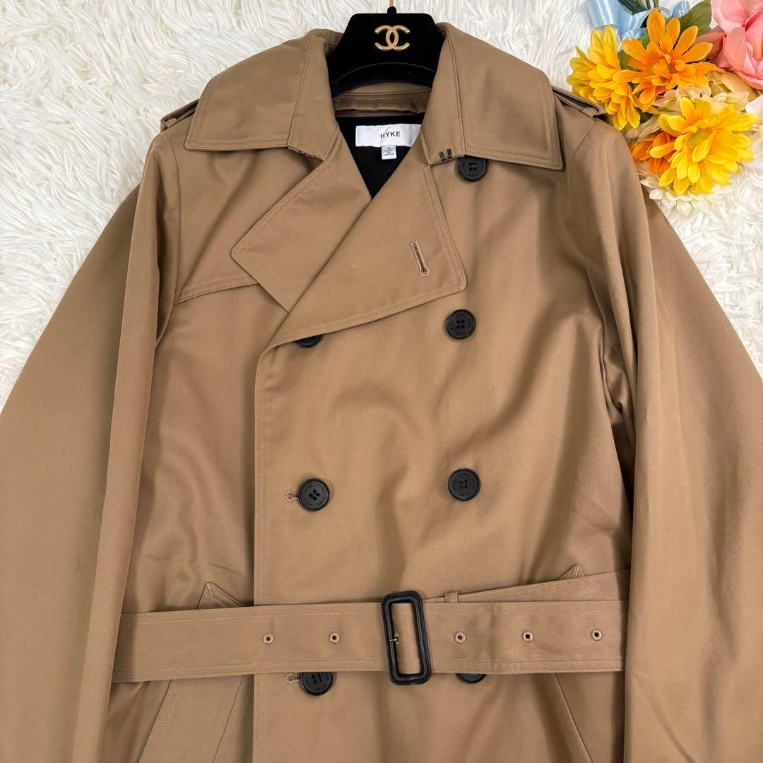 22年モデル　サイズ4 ハイク　トレンチコート　ロングコート　ベルト　ライナー付