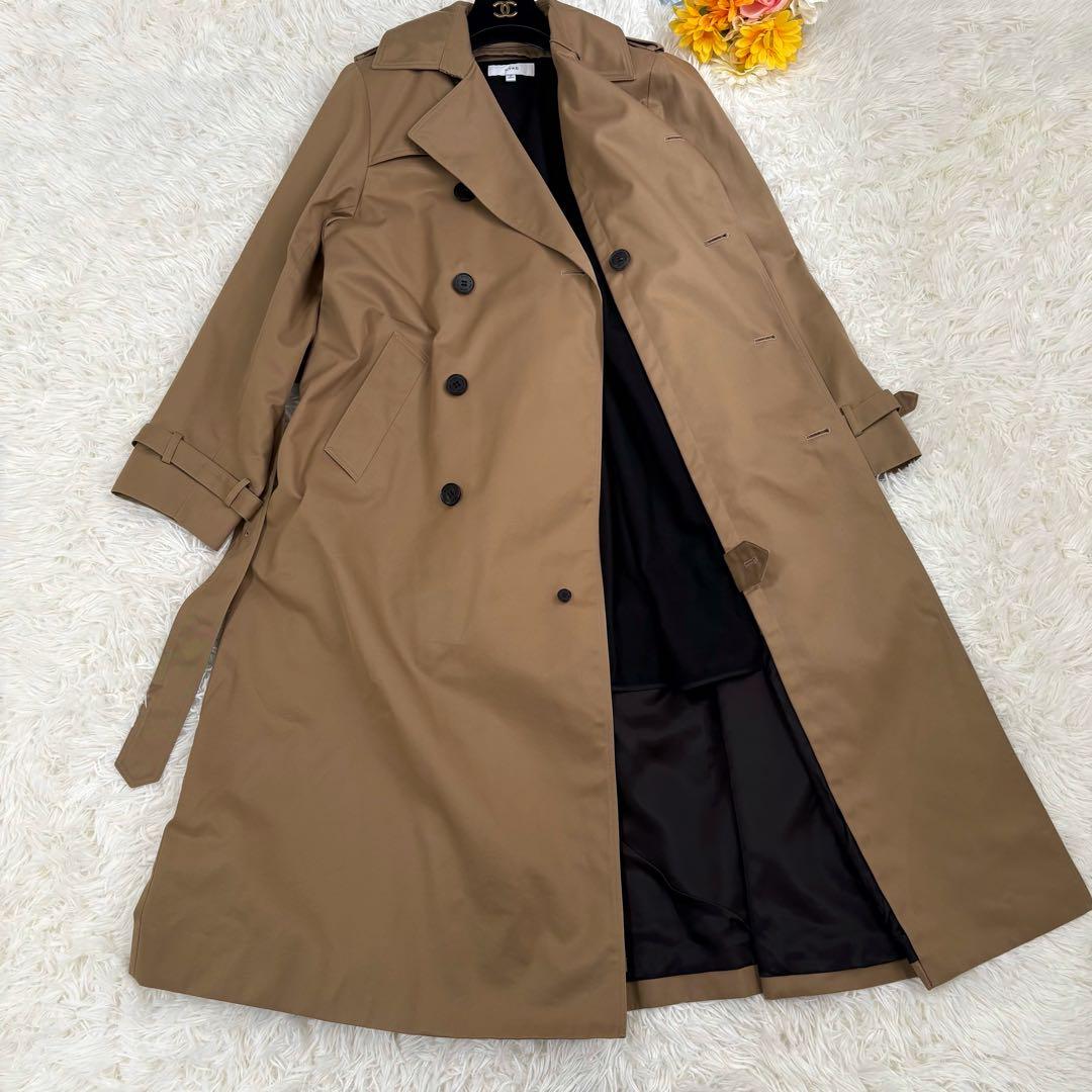 22年モデル　サイズ4 ハイク　トレンチコート　ロングコート　ベルト　ライナー付