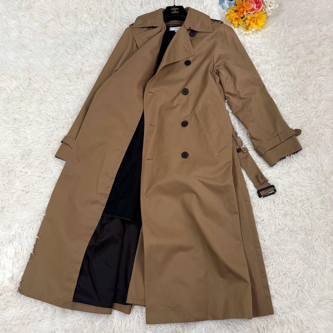 22年モデル　サイズ4 ハイク　トレンチコート　ロングコート　ベルト　ライナー付