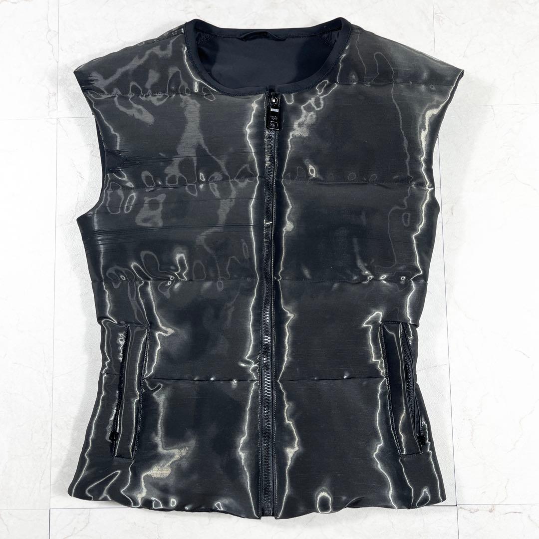PRADA SPORT ダウンベスト ストレッチ コーティング ノースリーブ