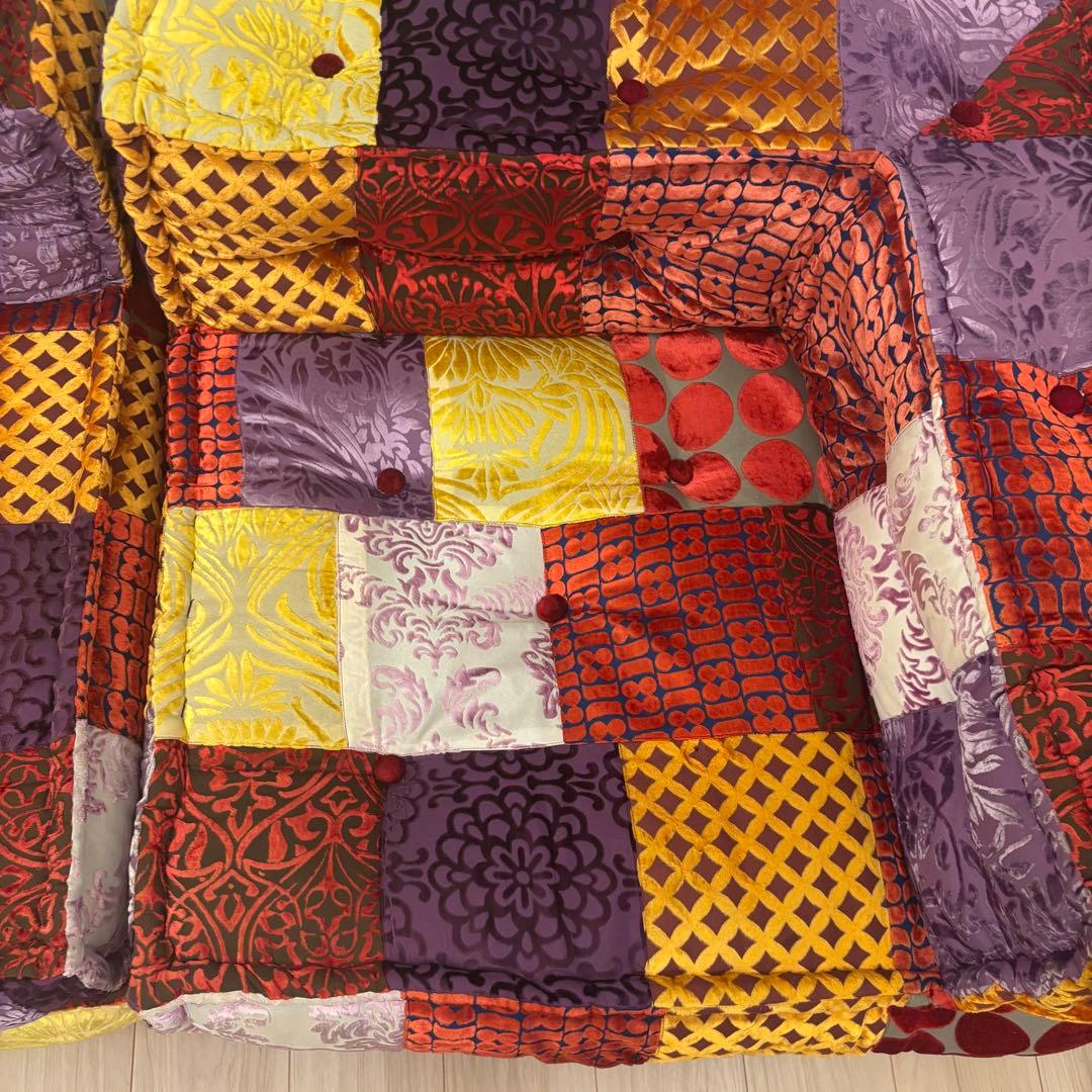 【美品】アデペシュ ブロックマルチソファ 2人掛けコンプリート品【Web品切中】