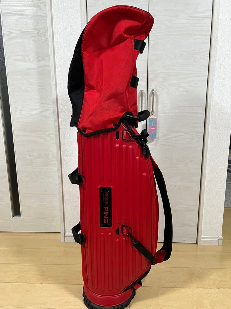 【美品】PING / ピン キャディバッグ レッド
