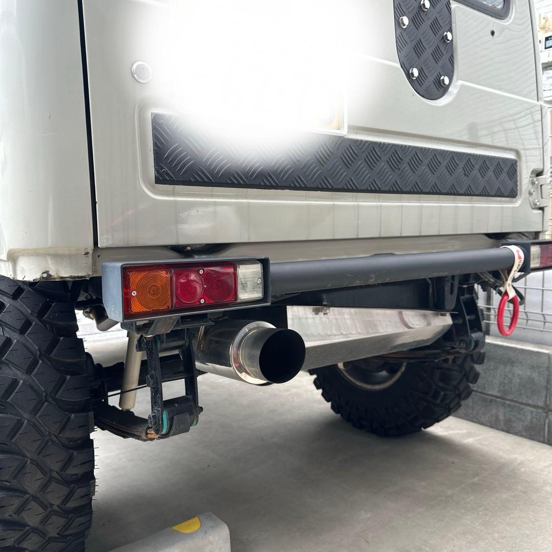 【オガ】Bluefin スズキ ジムニー (JA11) 車マフラー 砲弾型