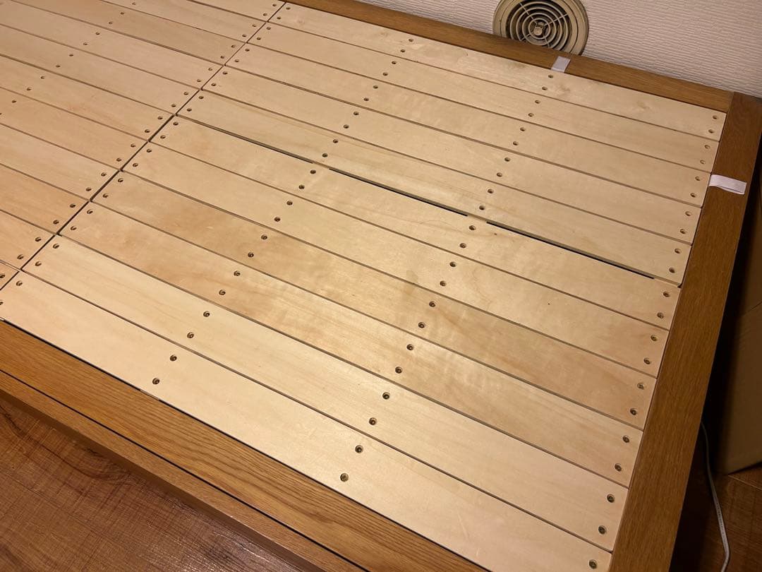 無印良品　収納ベッド　シングル　オーク