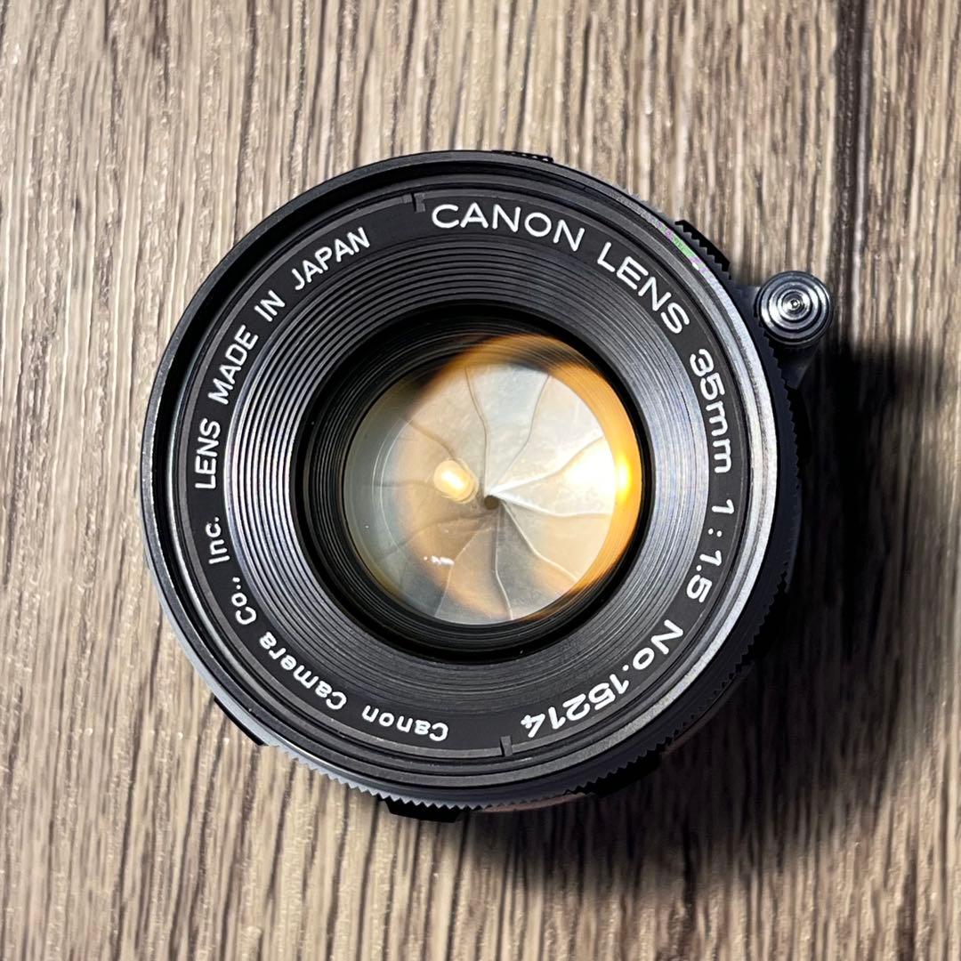 キャノン 35mm F1.5 【L39】