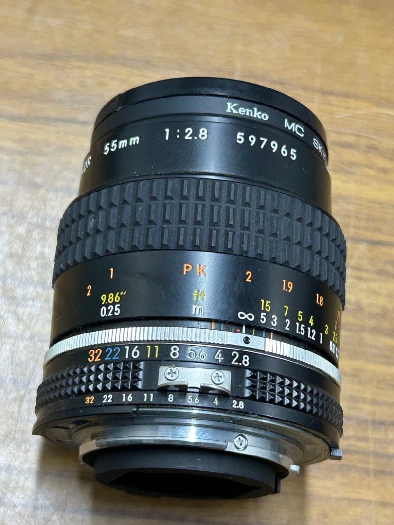 Nikon FM2 シルバー　Micro-Nikkor 55mm f/2.8S