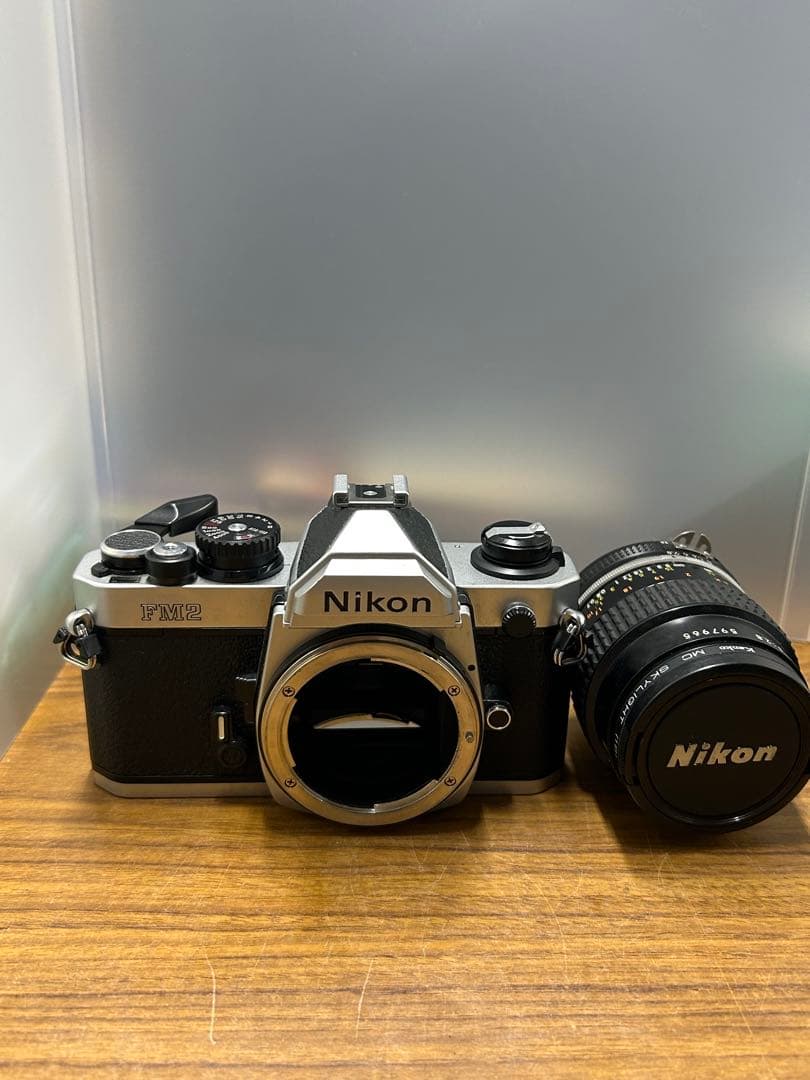 Nikon FM2 シルバー　Micro-Nikkor 55mm f/2.8S