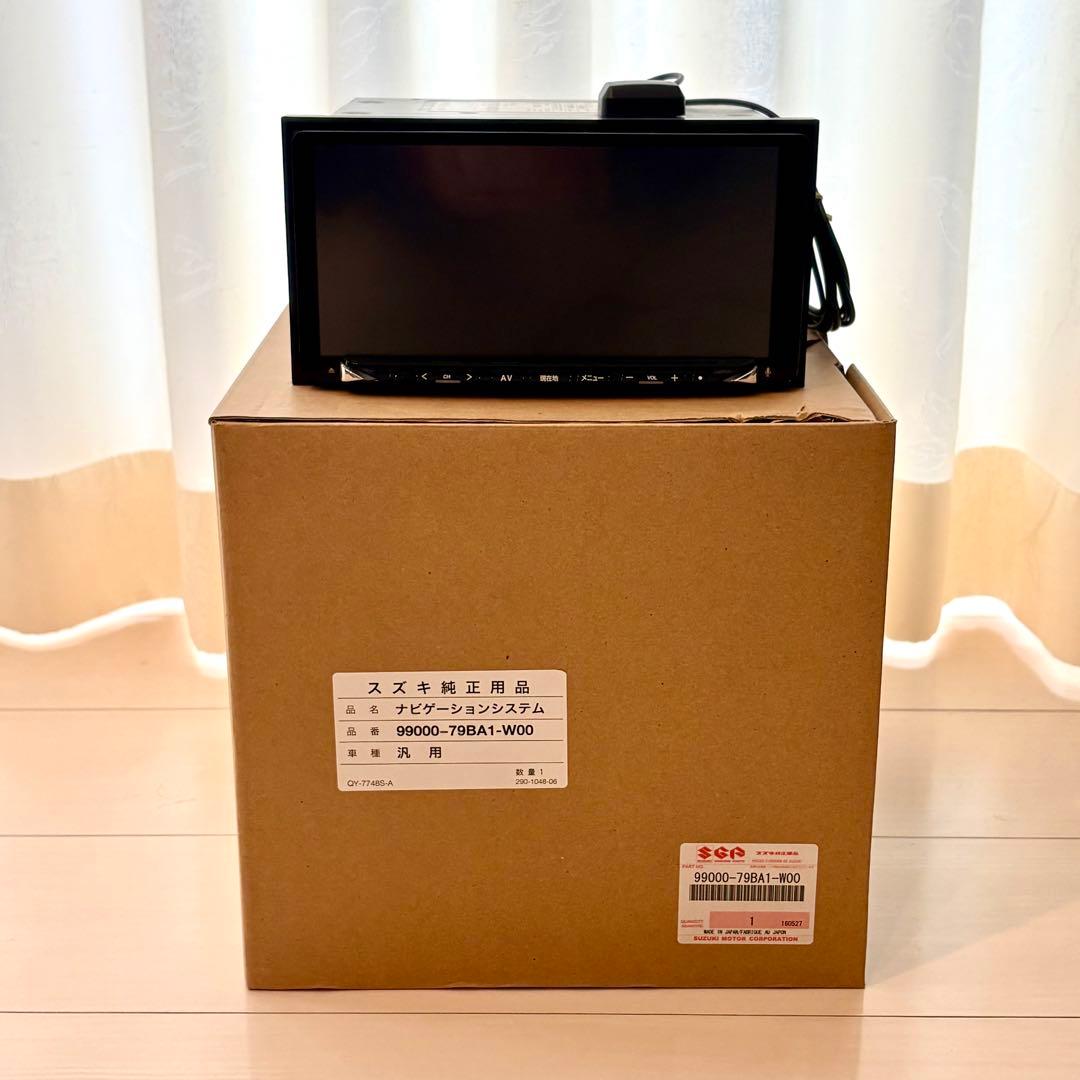 超美品★スズキ純正 7.7型大画面ナビ QY-7748 バックカメラ付フルセット