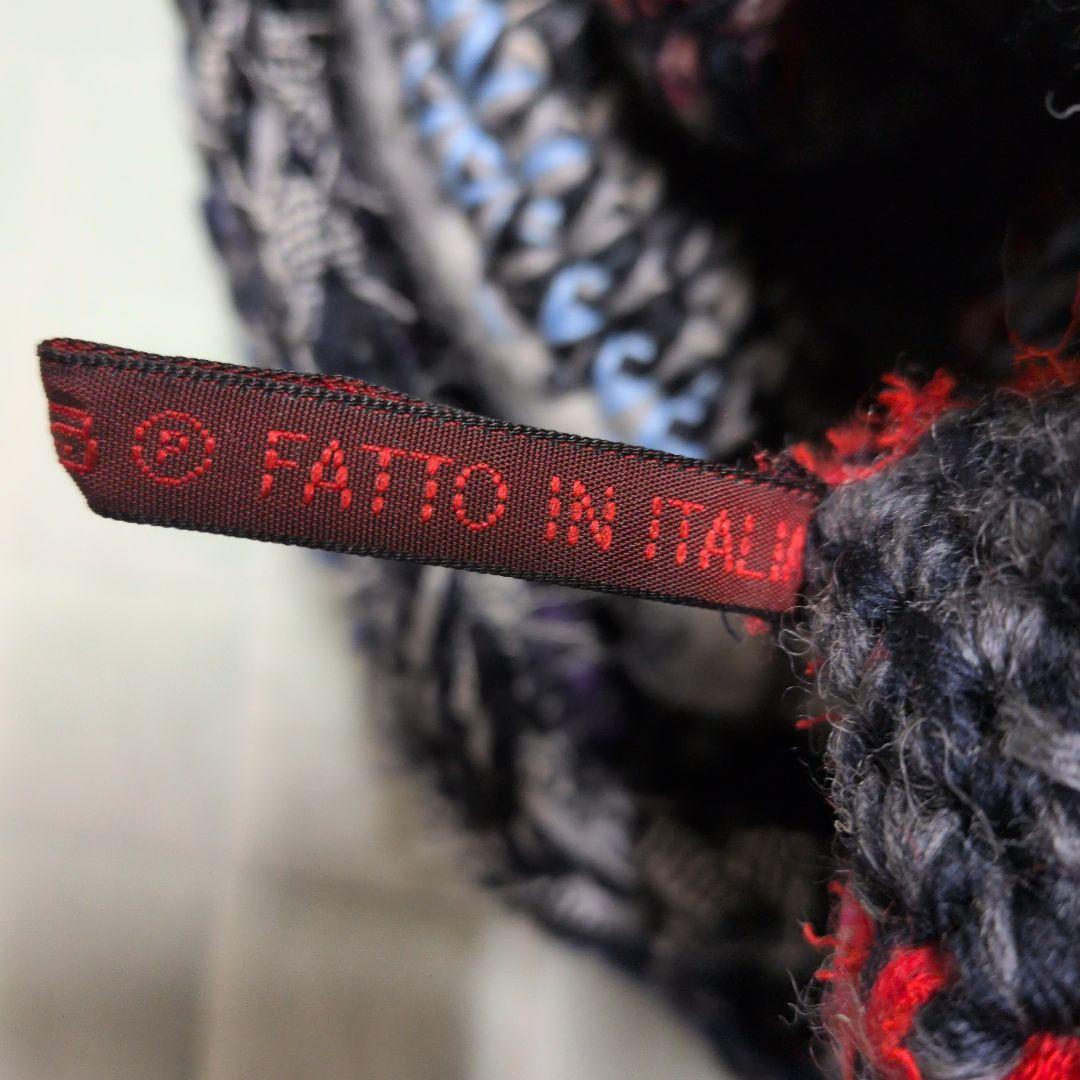 き*げ様 ダニエラ・グレジス　裂き編み　トートバッグ　羊毛100％ イタリア　U