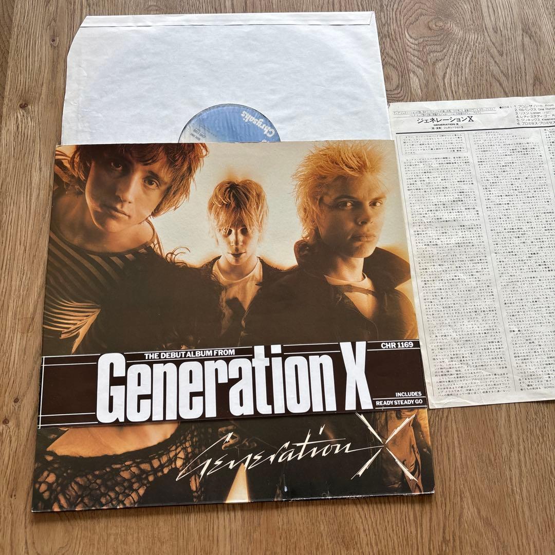 Generation X _変形 LPレコード帯付き_Billy Idol