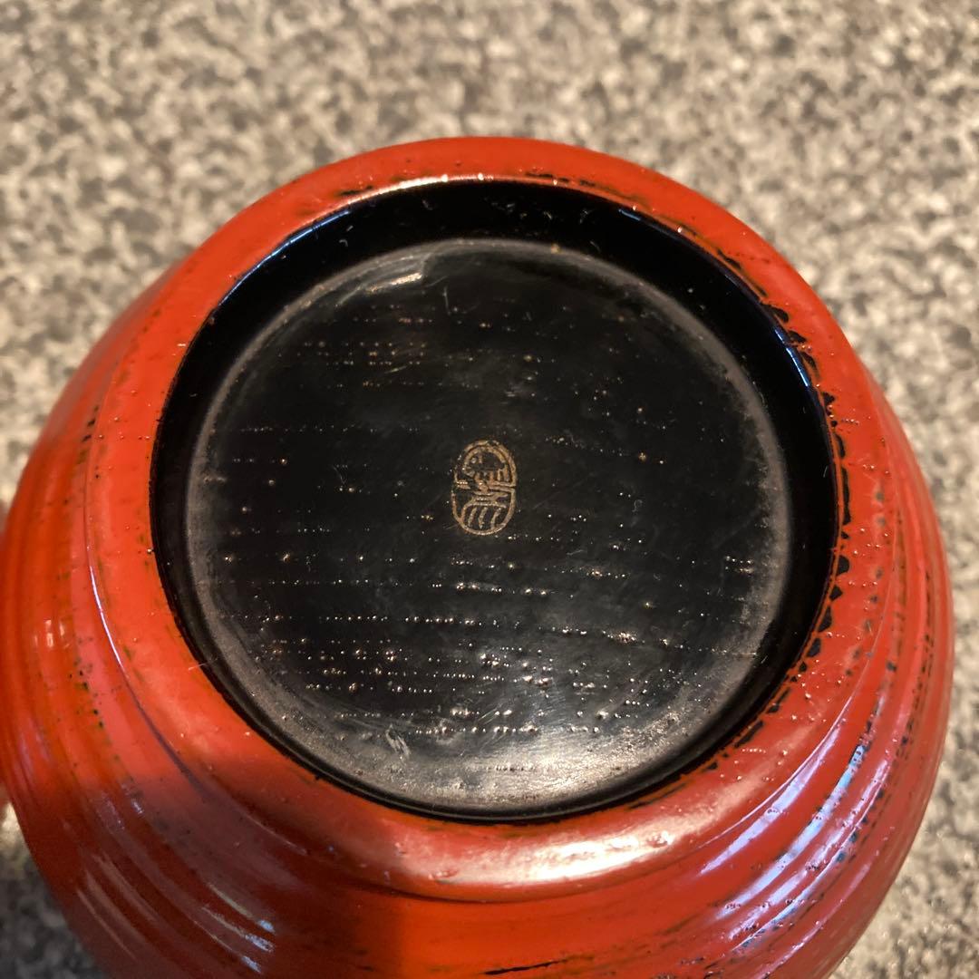 京都象彦　よろず椀汁椀飯椀　根來塗　漆塗　二客