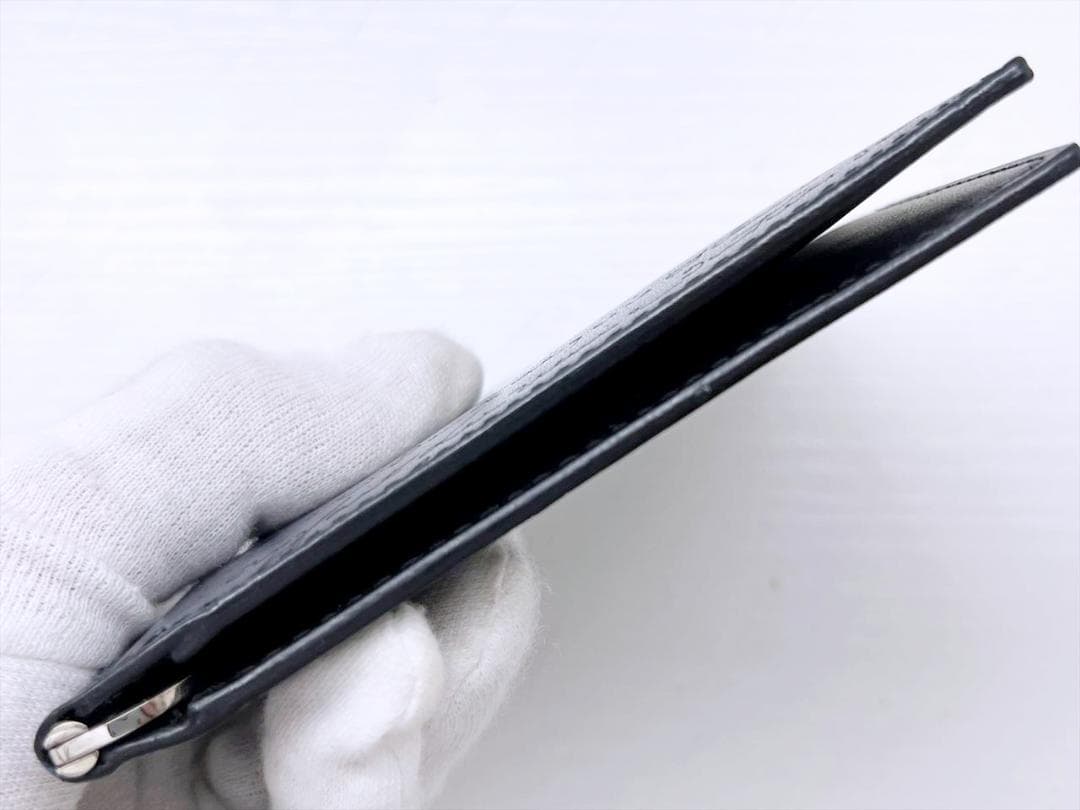 未使用保管　ベルルッティ　フィギュア スクリットレザー 　マネークリップ