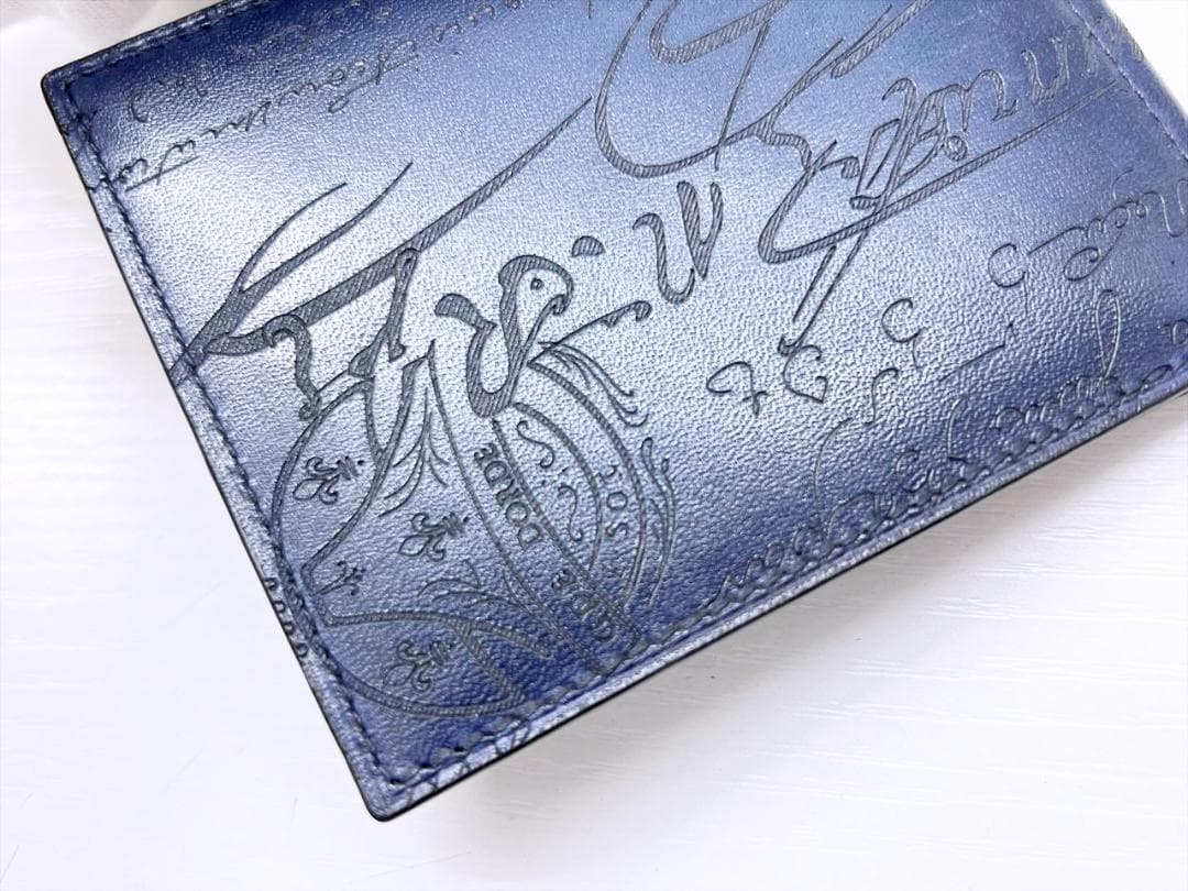 未使用保管　ベルルッティ　フィギュア スクリットレザー 　マネークリップ