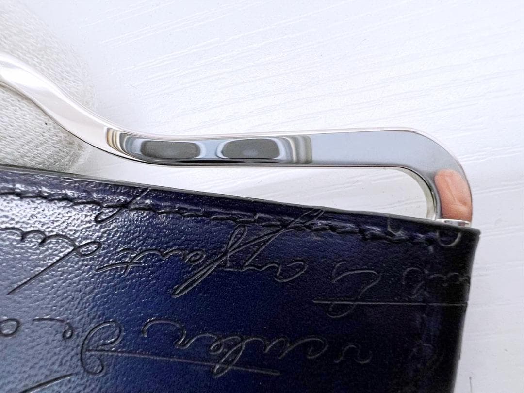 未使用保管　ベルルッティ　フィギュア スクリットレザー 　マネークリップ