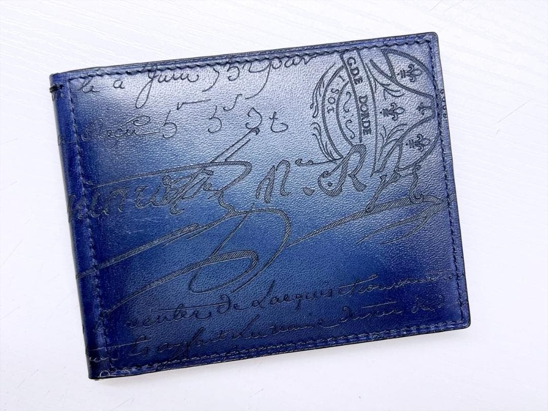 未使用保管　ベルルッティ　フィギュア スクリットレザー 　マネークリップ