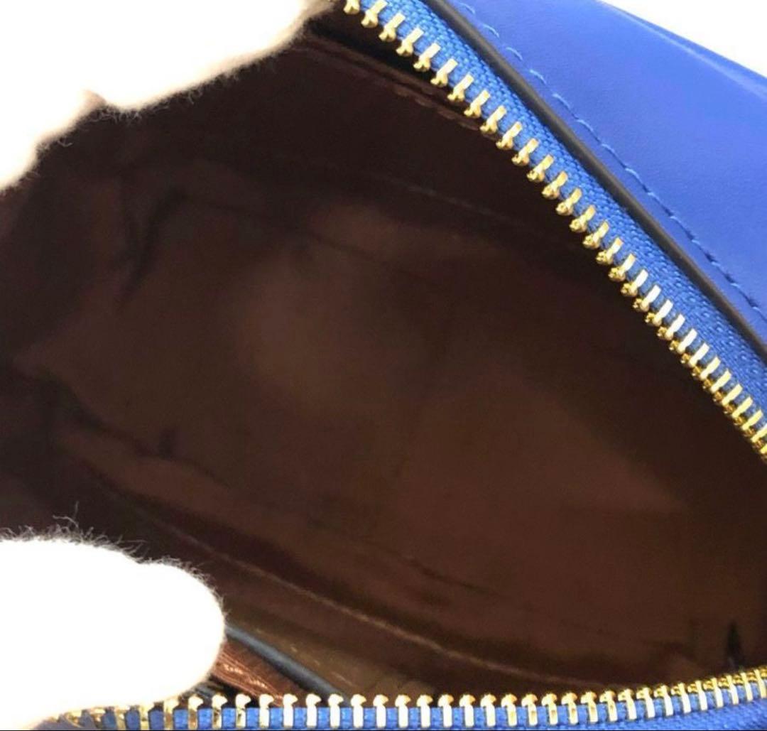 Coach ショルダーバッグ ベージュ/青