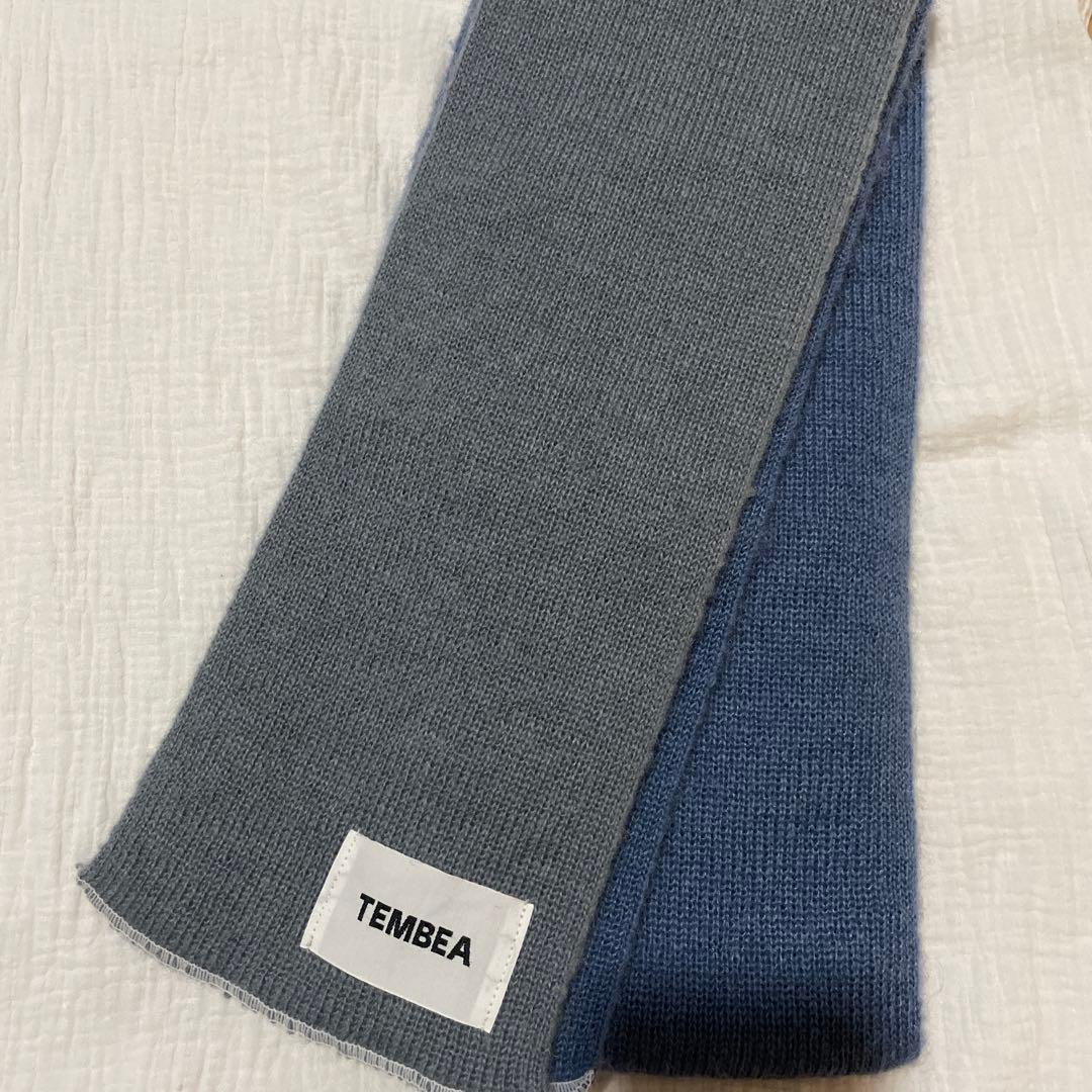 TEMBEA/テンベア GUNTE マフラー　2TONE バイカラー