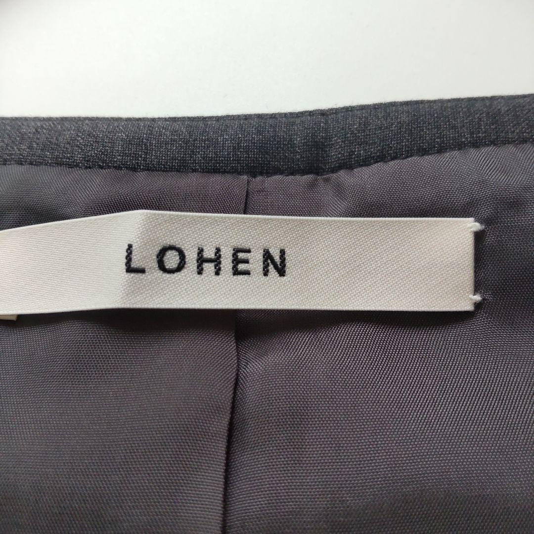 美品 LOHEN ローヘン オールインワン サロペット ノースリーブ グレー36