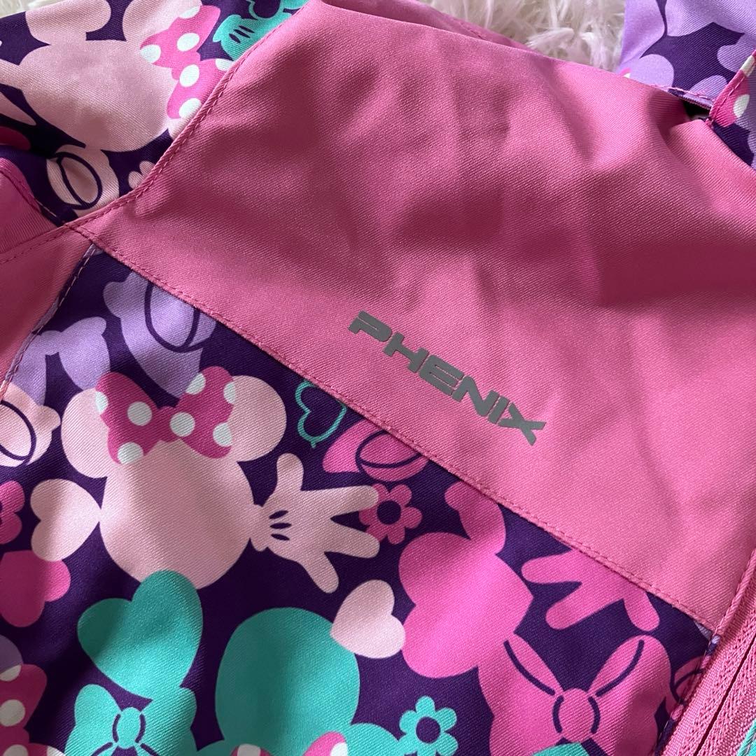 #A11✨phenix×Disney✨スキーウェア 上下 120 女の子 雪遊び