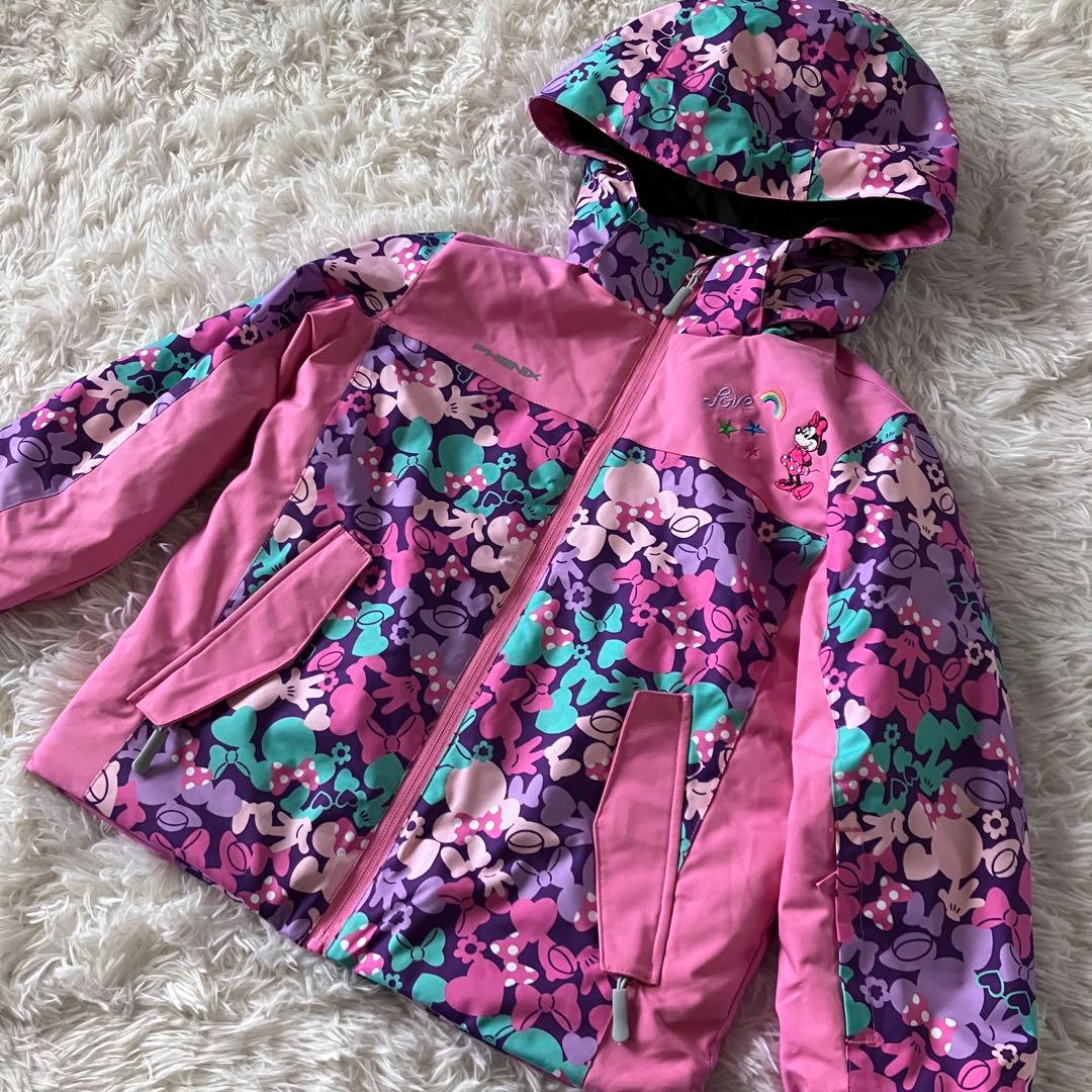 #A11✨phenix×Disney✨スキーウェア 上下 120 女の子 雪遊び
