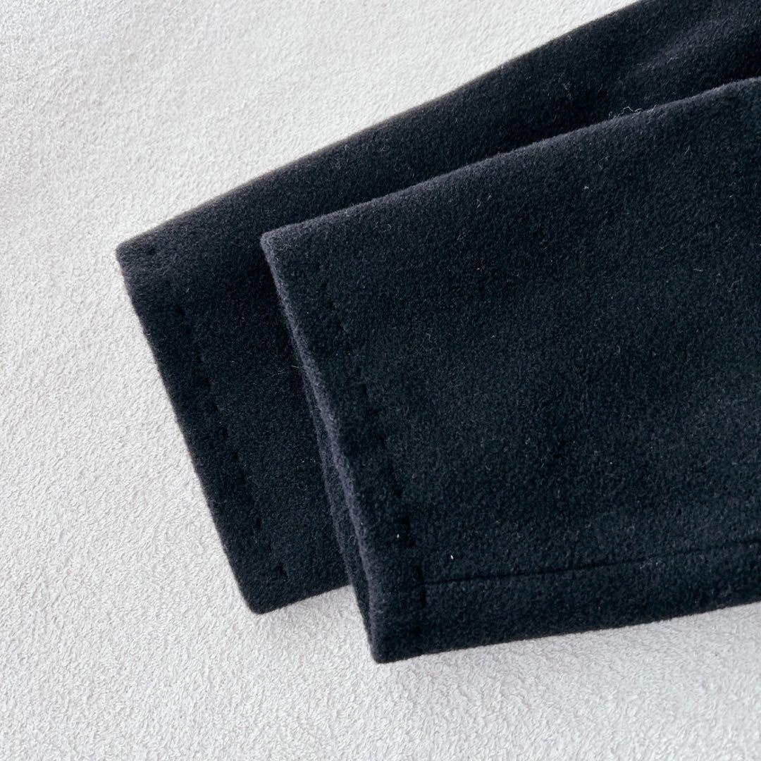 美品✨マックスマーラ ベルテッドコート 高級カシミヤ混 女優襟 ブラック 36