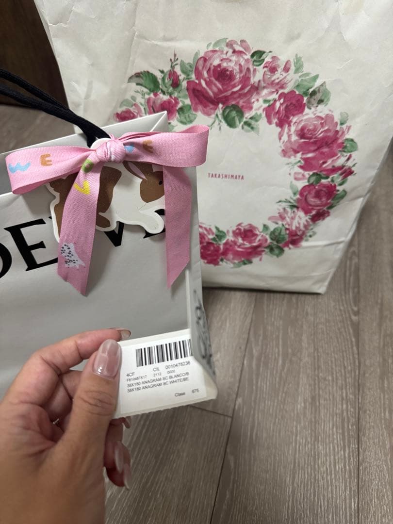 LOEWE チェック柄 スカーフ　マフラー