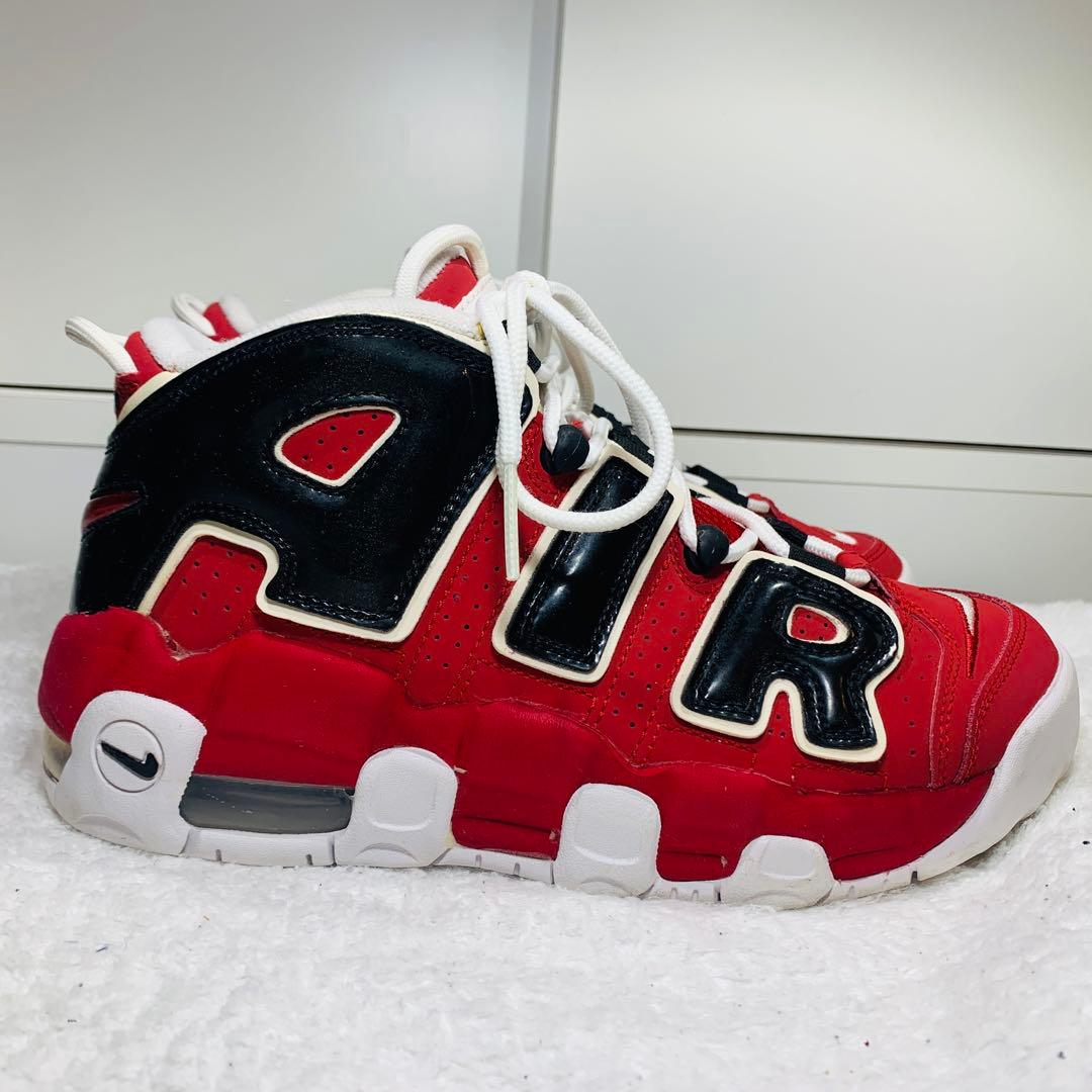 ⭐️美品NIKE エアモアアップテンポ ガールズ バーシティレッド24cm