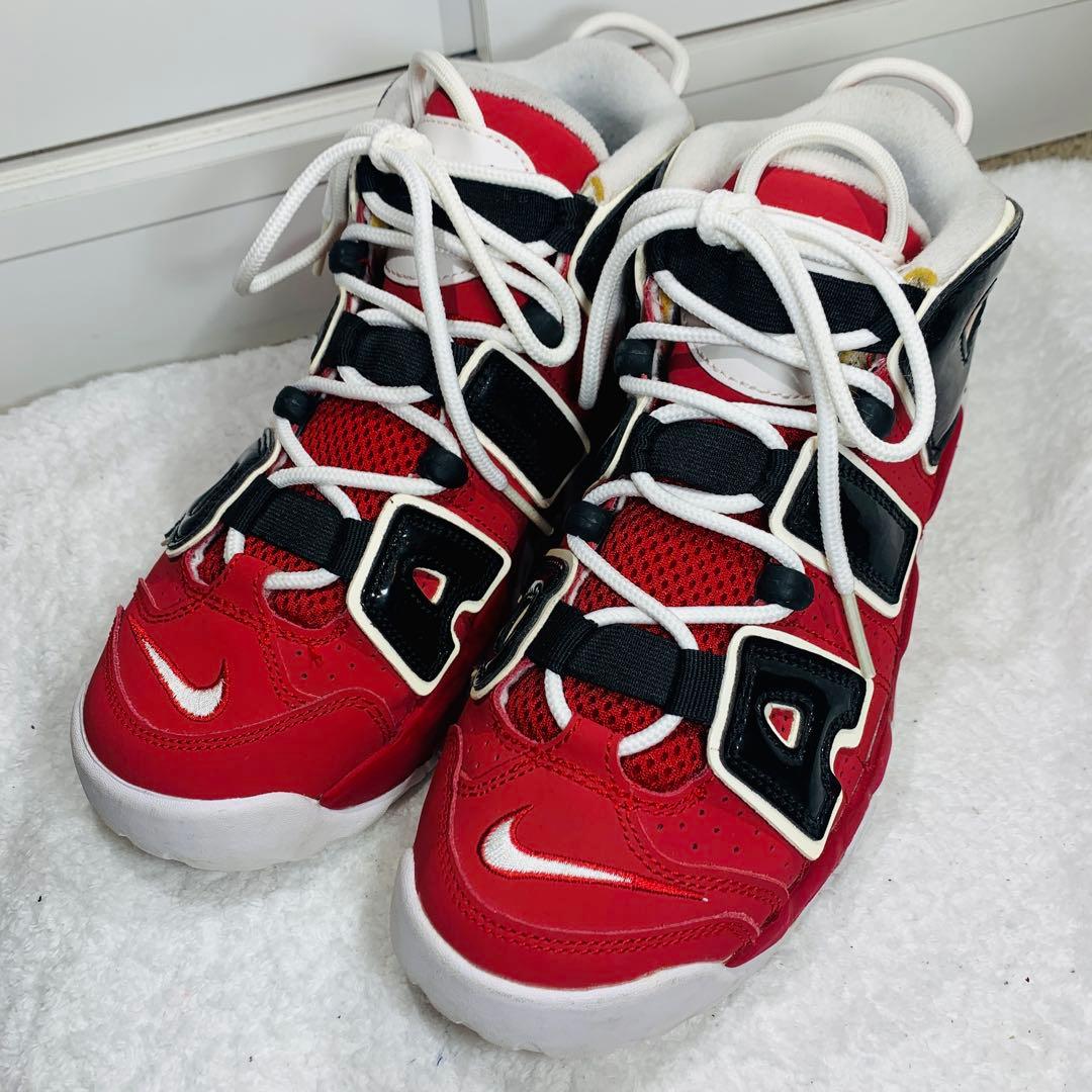 ⭐️美品NIKE エアモアアップテンポ ガールズ バーシティレッド24cm