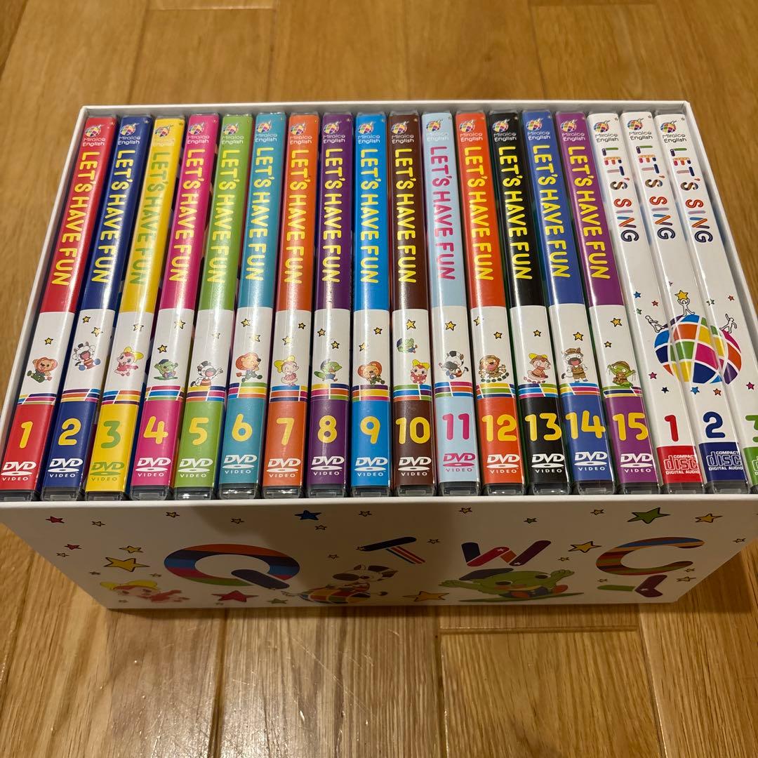 ミライコ イングリッシュ　幼児向け 英語教材　知育　DVD　CD　BOXセット