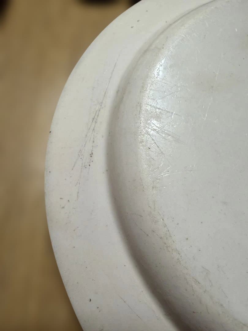 n*n様 フランス　アンティーク　クレイユモントロー　なぞなぞ皿