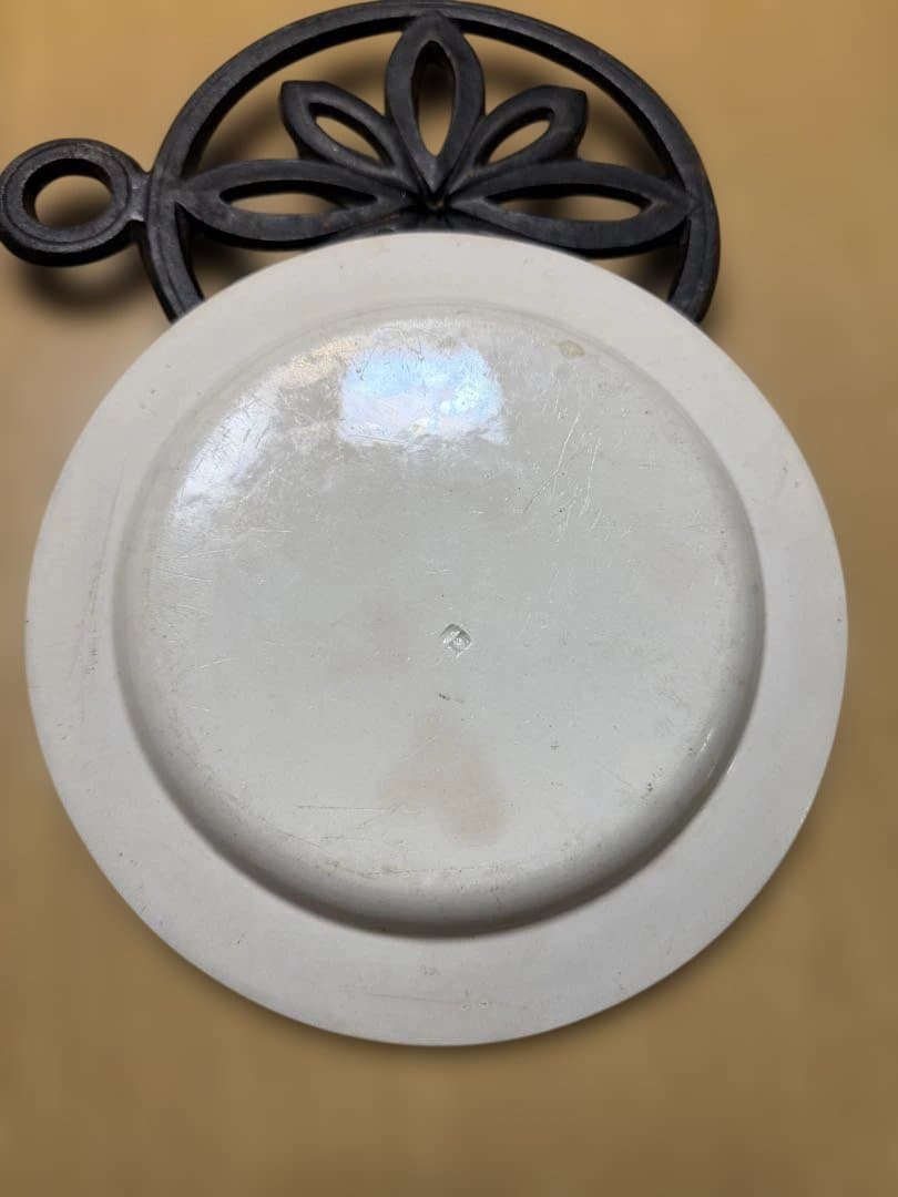 n*n様 フランス　アンティーク　クレイユモントロー　なぞなぞ皿