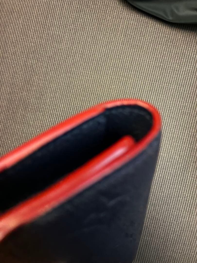 ルイ・ヴィトン アンプラント　美品　長財布 ネイビー