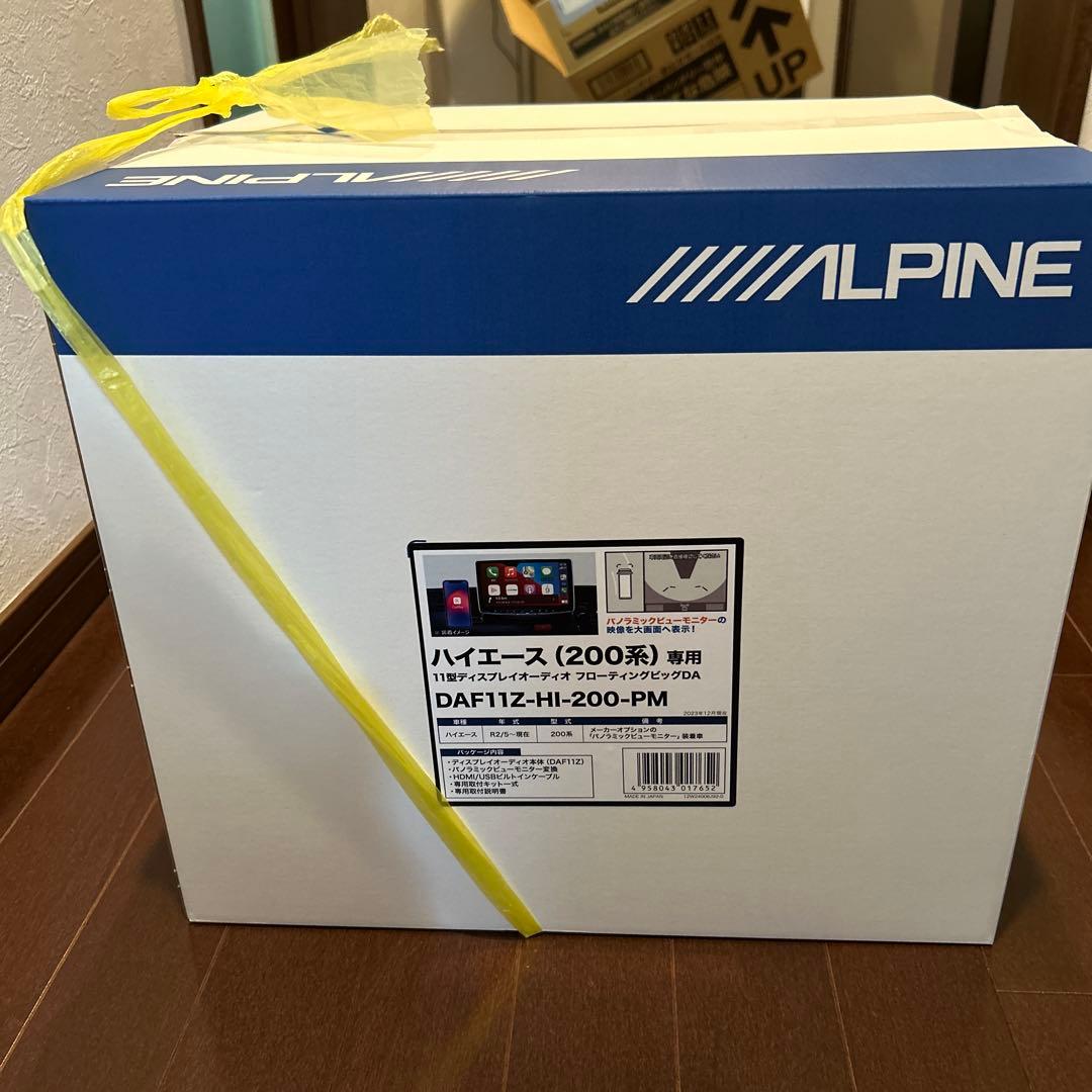 アルパインDAF11Z-HI-200-PM 11型ディスプレイオーディオ