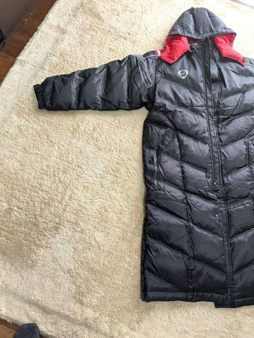 【極暖】NIKEダウンコートロングベンチコート　L