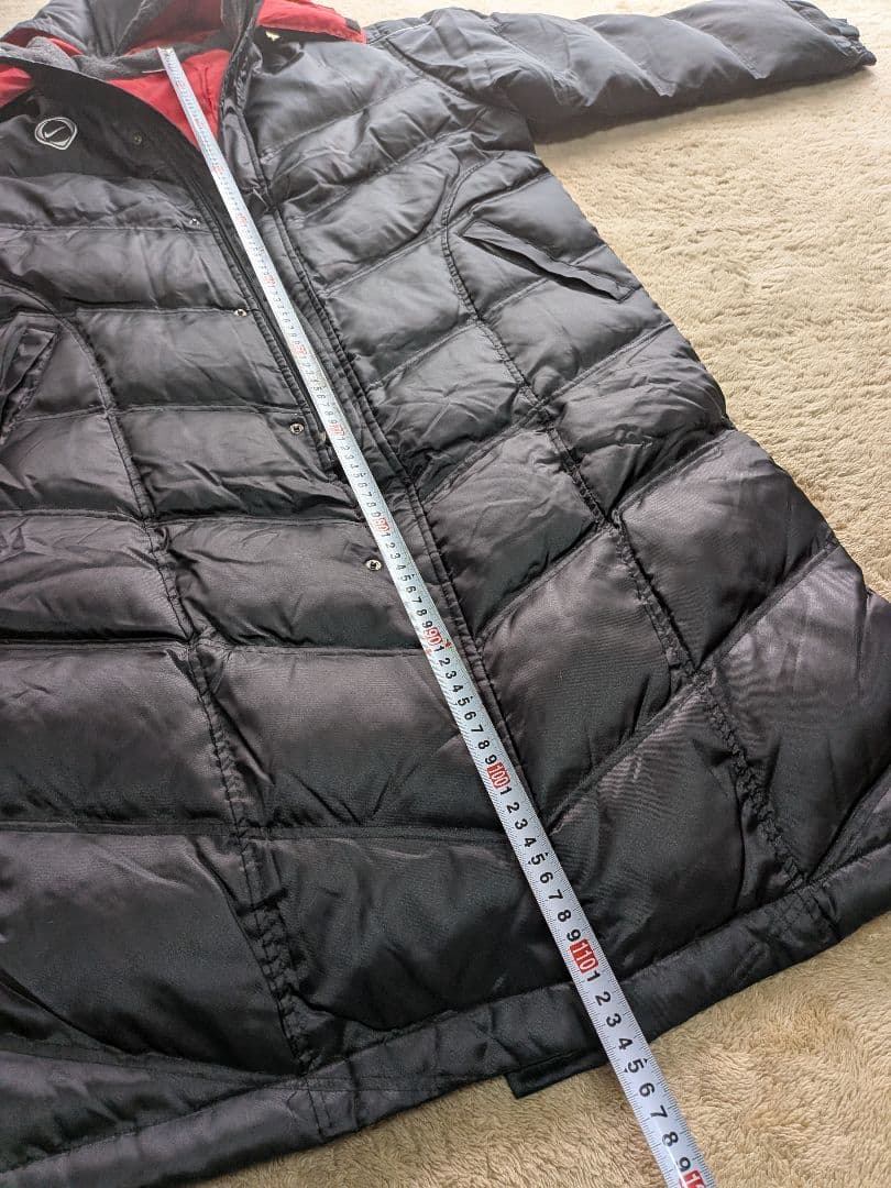 【極暖】NIKEダウンコートロングベンチコート　L