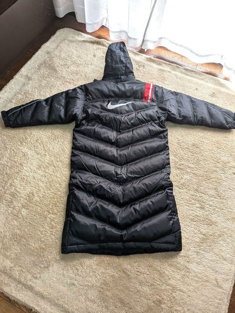 【極暖】NIKEダウンコートロングベンチコート　L
