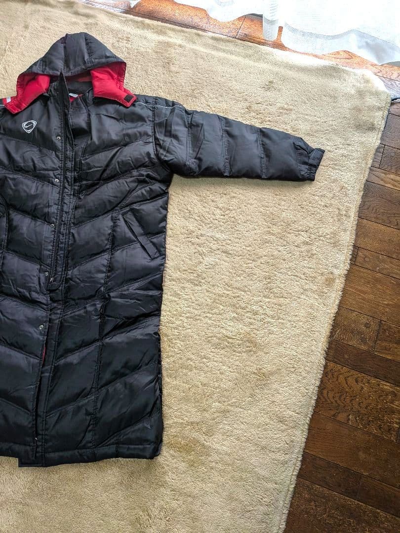 【極暖】NIKEダウンコートロングベンチコート　L