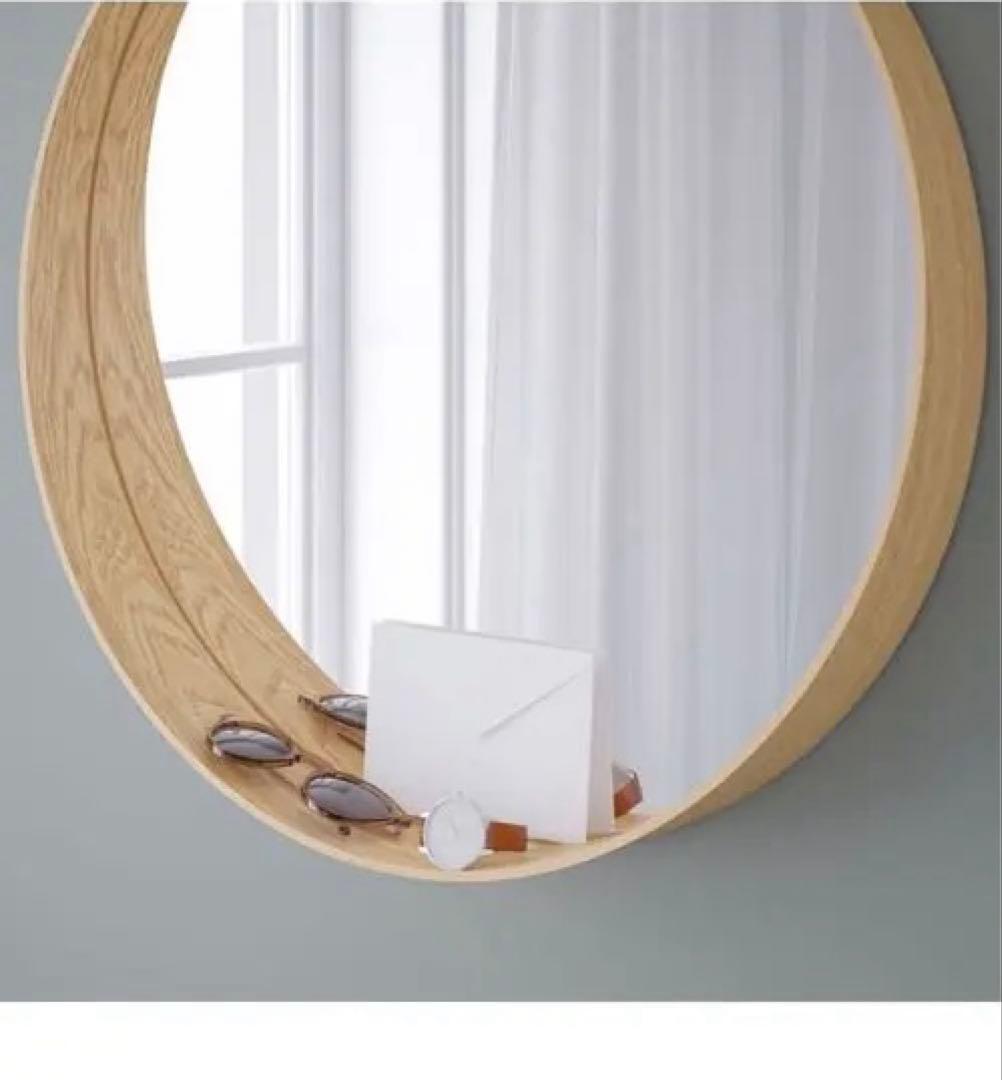 【新品未使用】IKEA STOCKHOLM 円形ミラー 60 cm